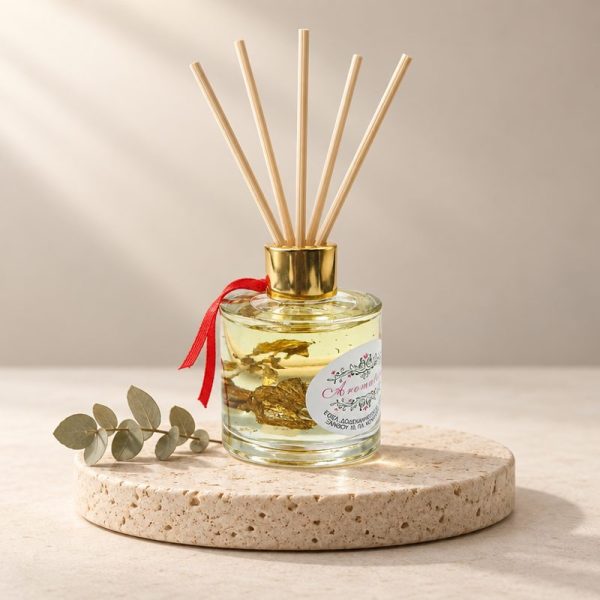 Room Fragrance with leaves gold