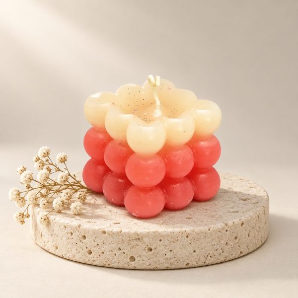 Scented Candle bubble with two-tone