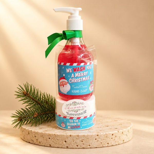 Hand Soap 210ml and cream hand 100ml in festive pack