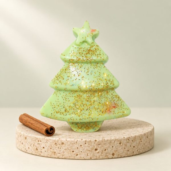 Soap Christmas tree green with star
