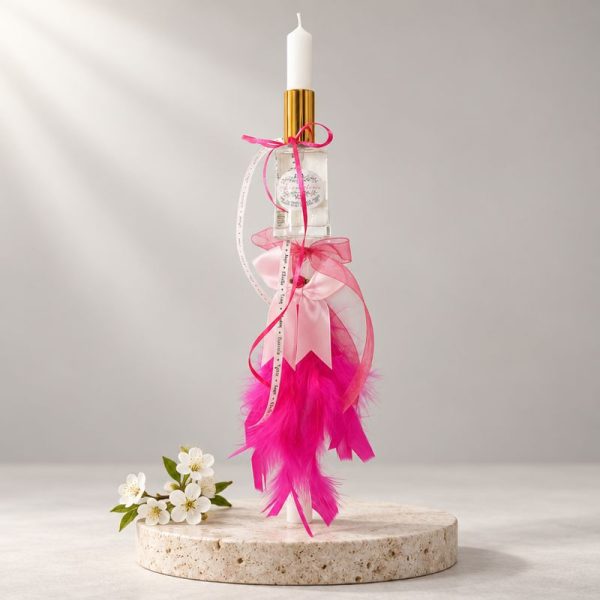 Easter Candle scented with feathers and scent 30ml