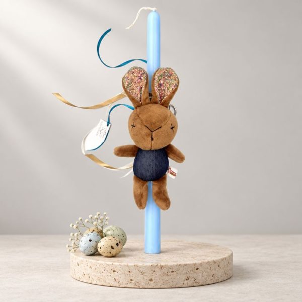 Easter Candle with keyring little doll