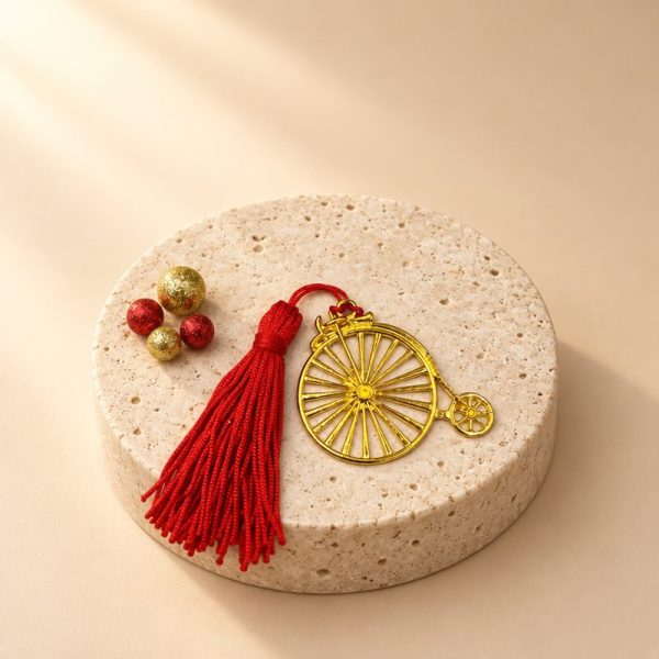 Lucky Charm wheel with red tassel