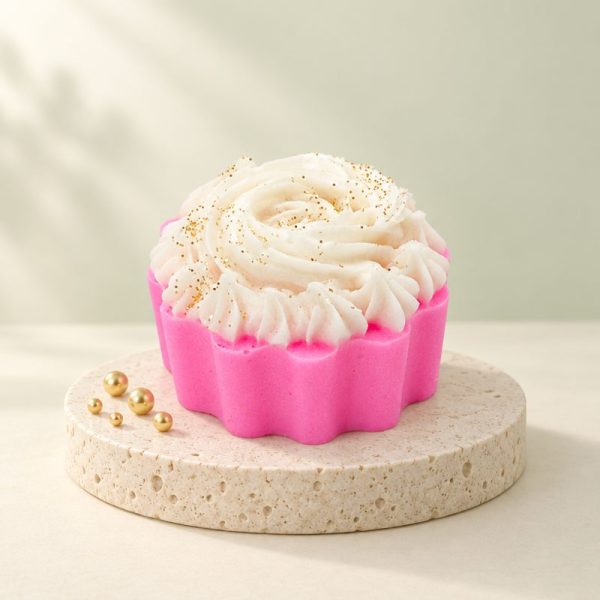Soap cake whipped cream 3D