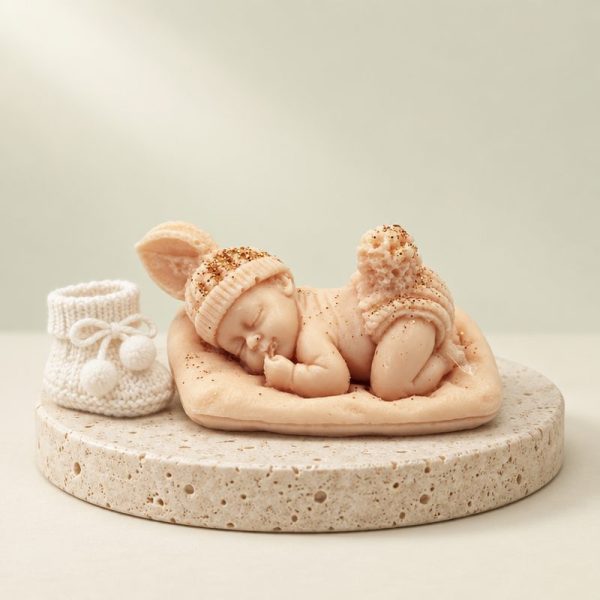 Soap newborn baby 3D