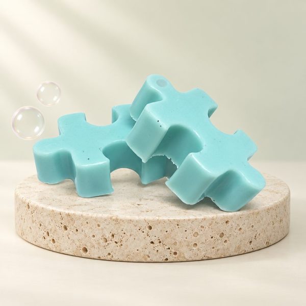 Soap puzzle light blue