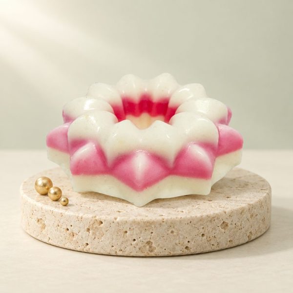 Σαπούνι λευκό & ροζ cupcake