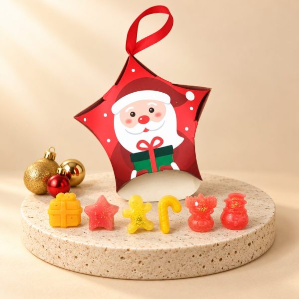 Festive pack wax melts 6 pcs. scented melomakarono & marshmallow